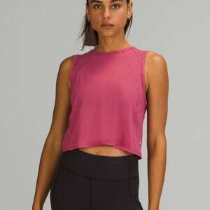Lululemon Sculpt Cropped Tank Top - Pink Lychee